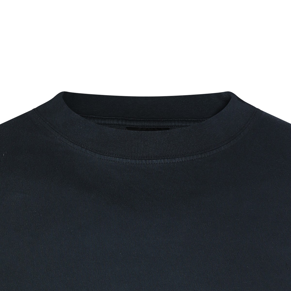 BLACK COTTON T-SHIRT