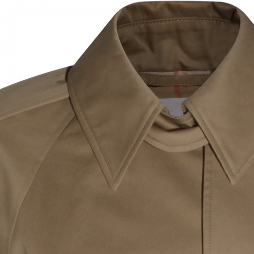 BEIGE COTTON BELMONT CAPE