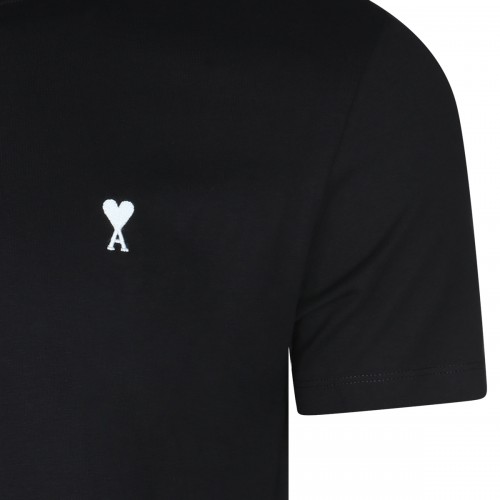 BLACK COTTON T-SHIRT