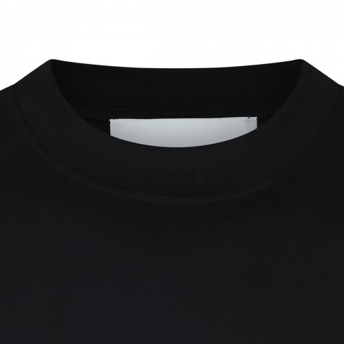 BLACK COTTON T-SHIRT