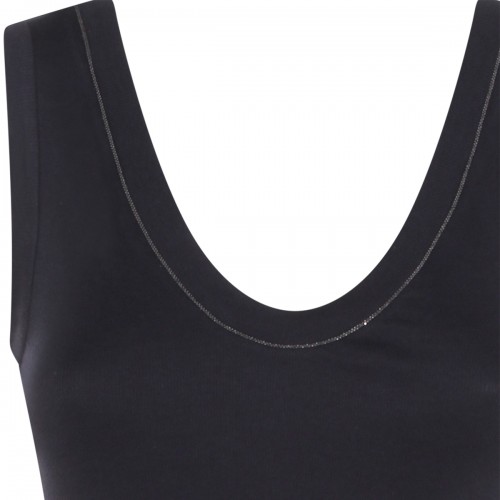 DARK BLUE COTTON TOP