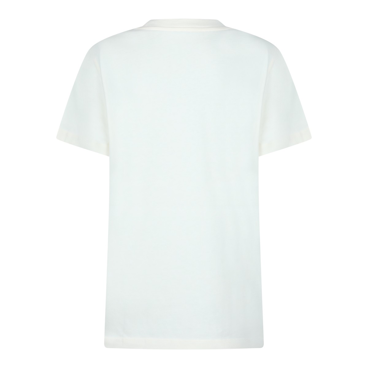 IVORY COTTON T-SHIRT