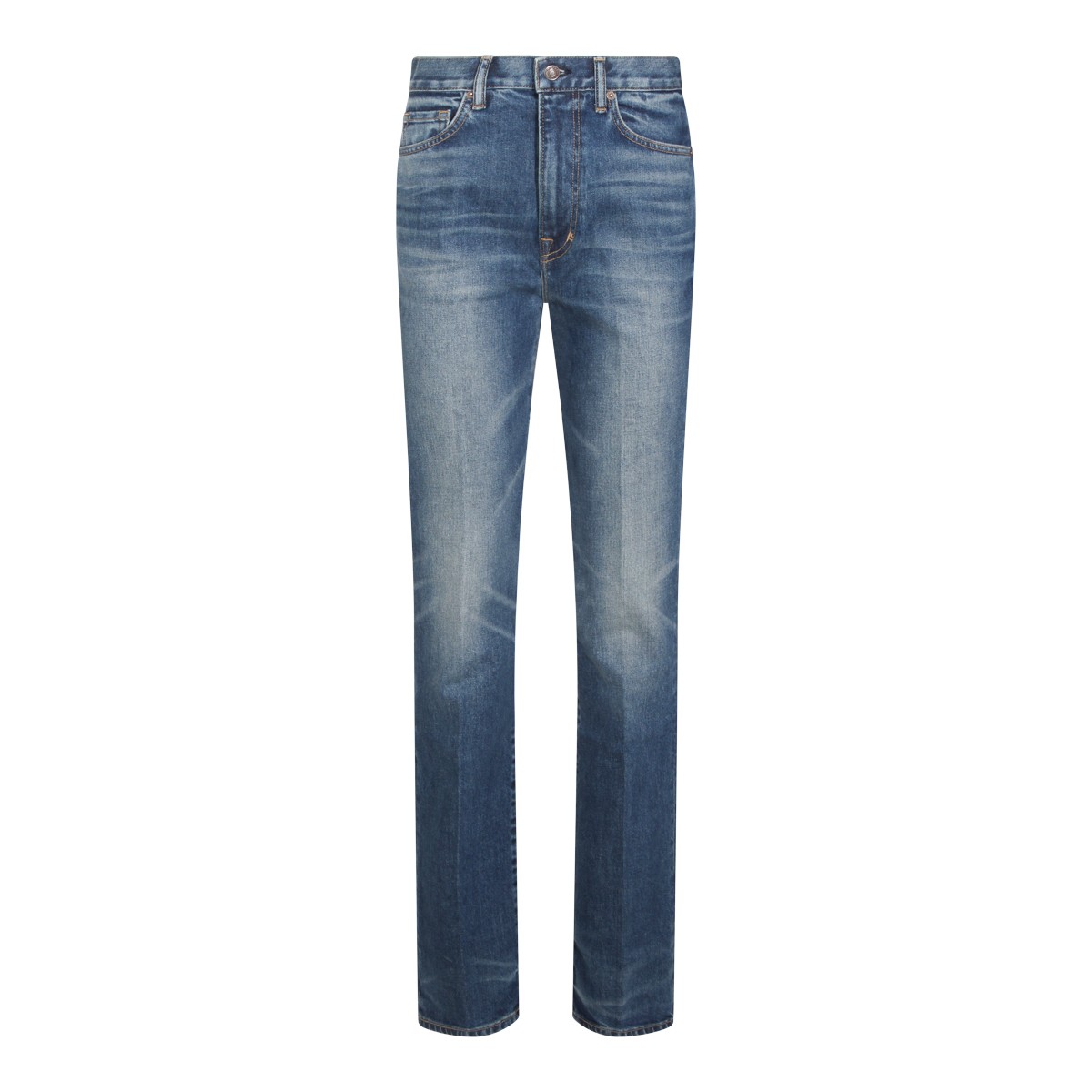 BLUE COTTON DENIM JEANS