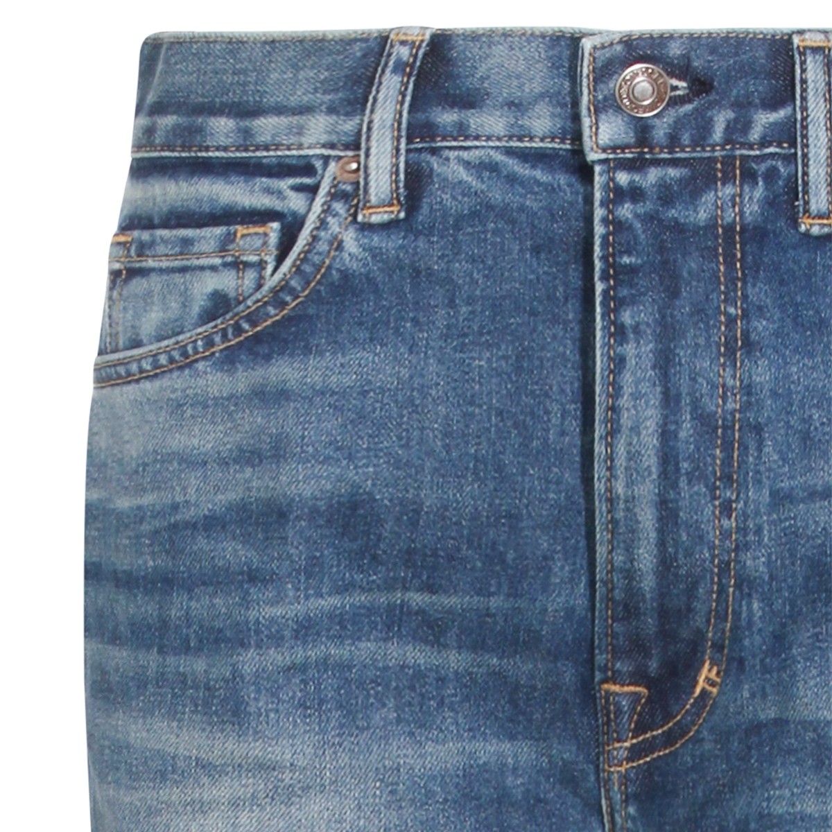 BLUE COTTON DENIM JEANS