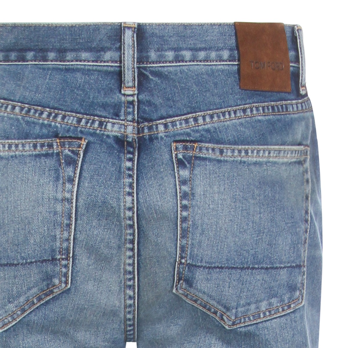 BLUE COTTON DENIM JEANS