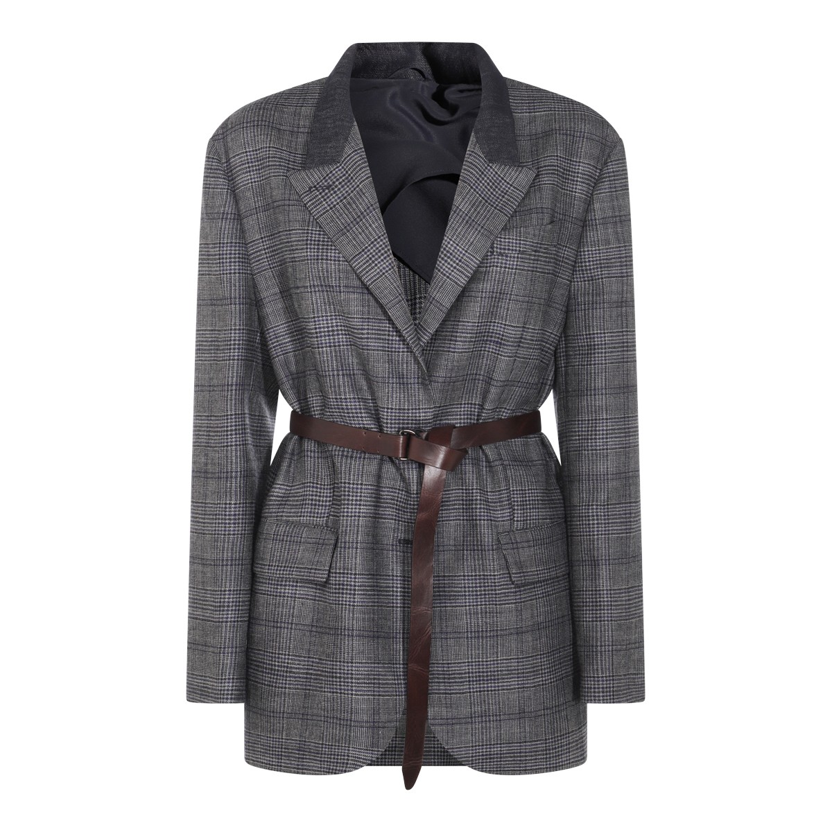 GREY WOOL BLAZER
