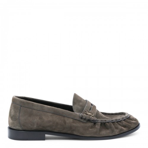 DARK BROWN SUEDE LOAFERS