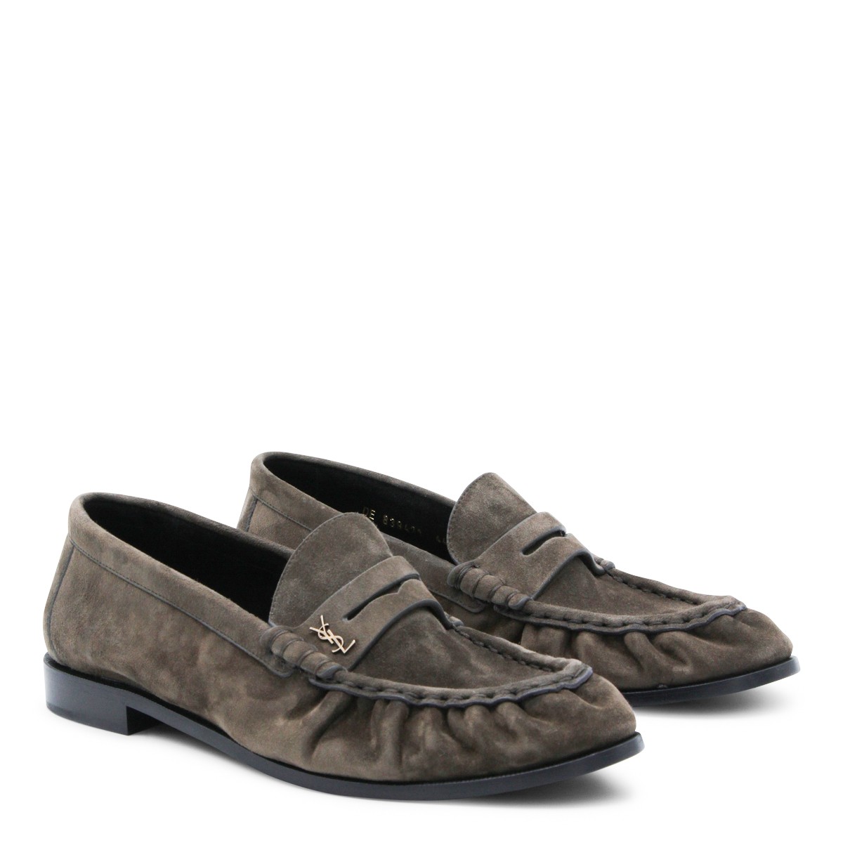 DARK BROWN SUEDE LOAFERS