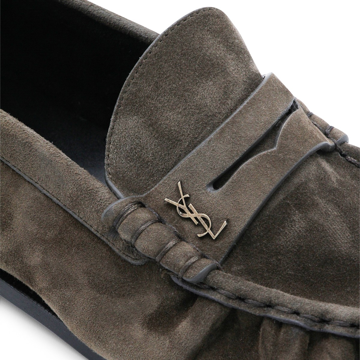 DARK BROWN SUEDE LOAFERS