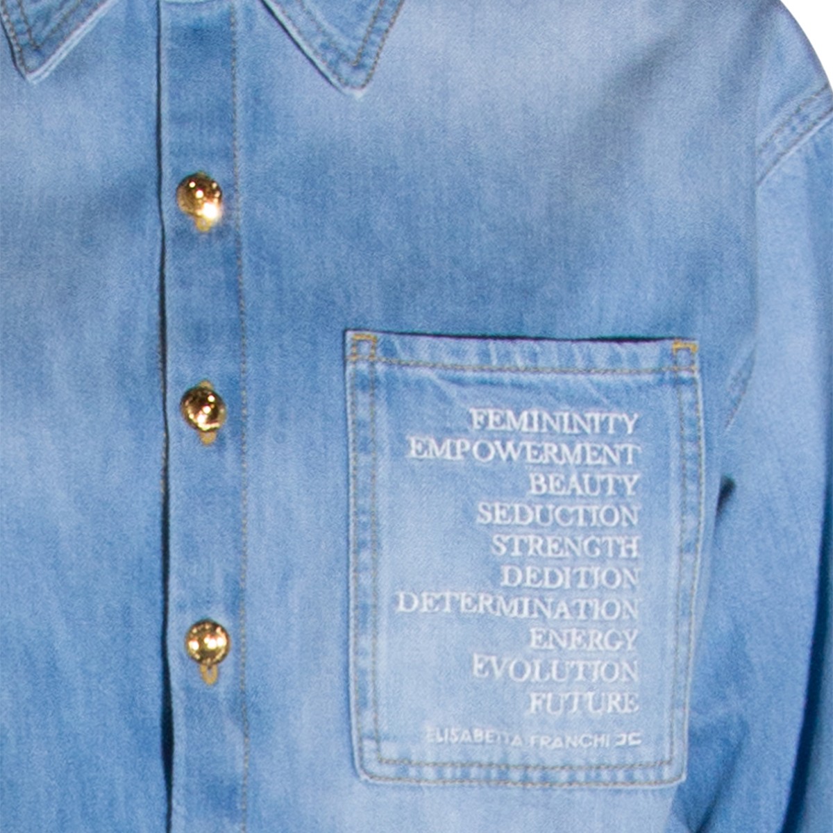 LIGHT BLUE COTTON JUMPSUIT