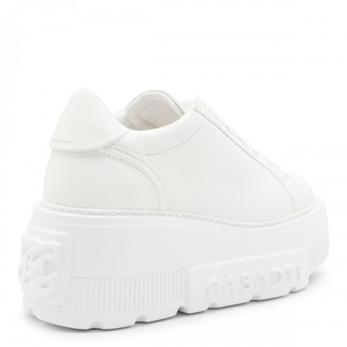 WHITE LEATHER NEXUS SNEAKERS