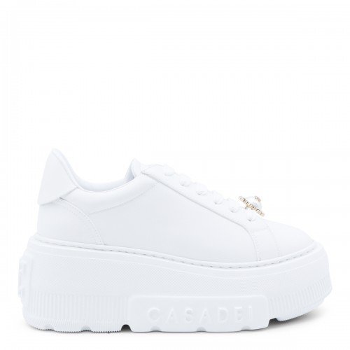 WHITE LEATHER NEXUS SNEAKERS