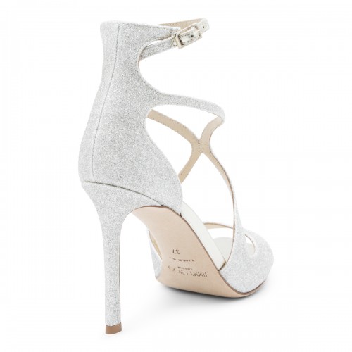 PLATINUM LEATHER ATIA 95 SANDALS