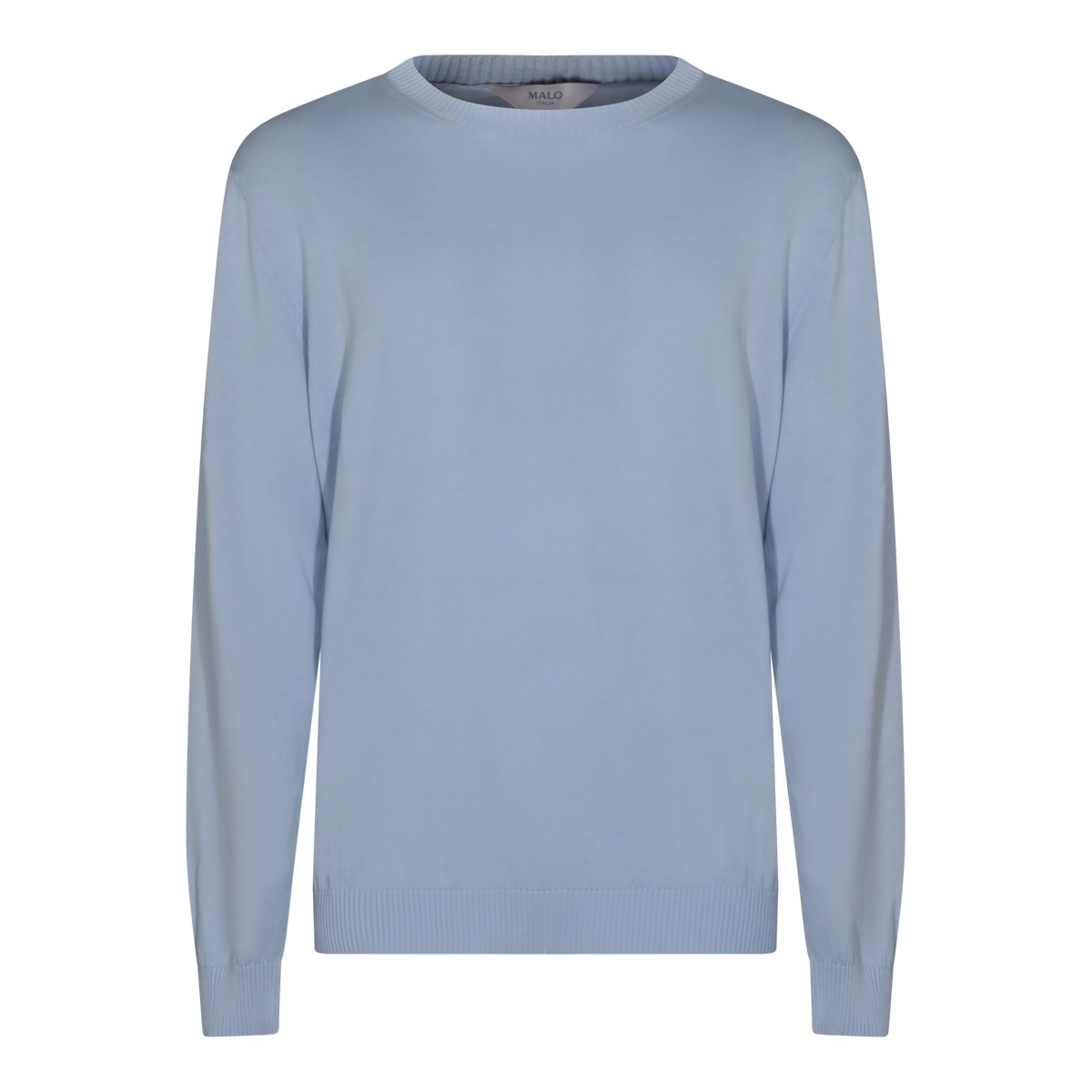 LIGHT BLUE COTTON KNITWEAR