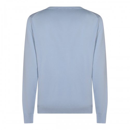LIGHT BLUE COTTON KNITWEAR 2