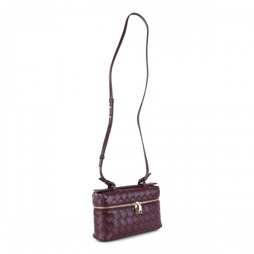 BURGUNDY LEATHER BANG BANG BAG