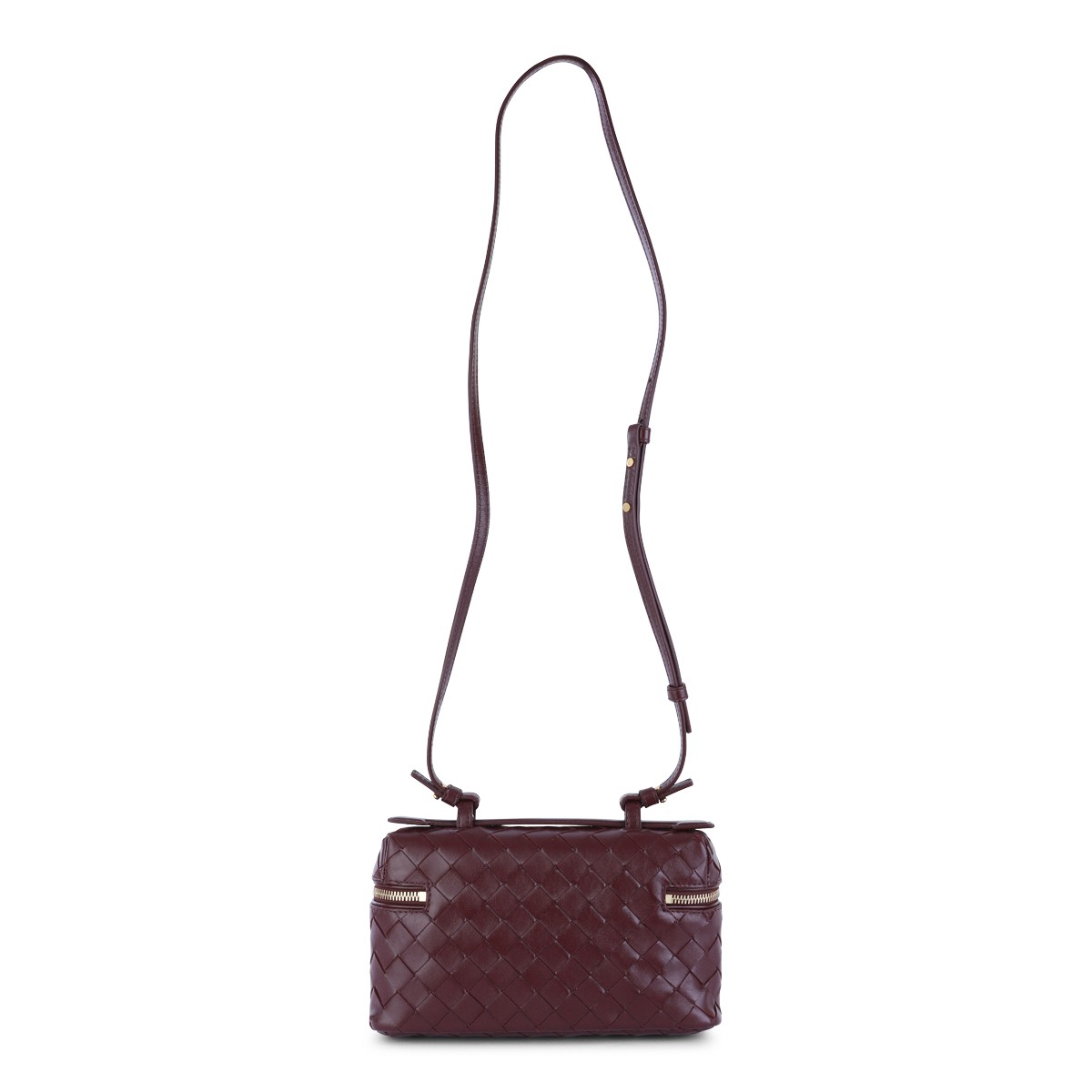 BURGUNDY LEATHER BANG BANG BAG
