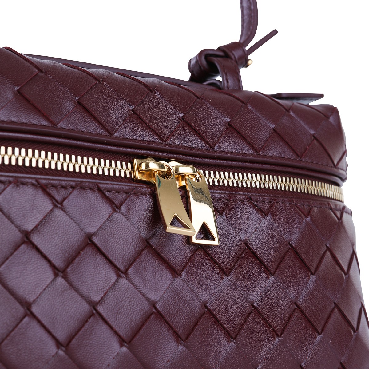 BURGUNDY LEATHER BANG BANG BAG