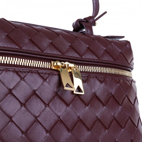 BURGUNDY LEATHER BANG BANG BAG