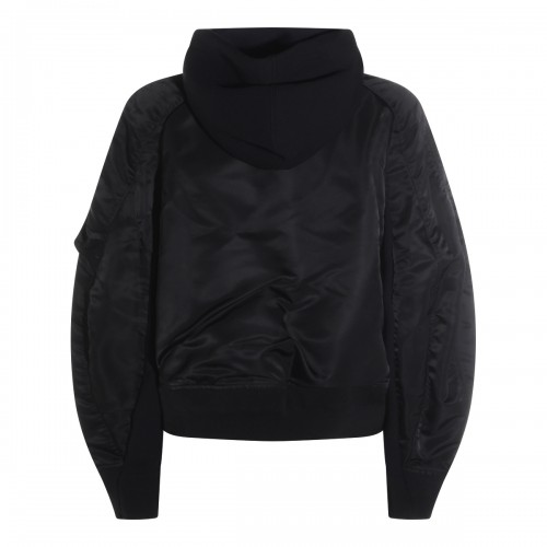 BLACK COTTON SWEATSHIRT 2