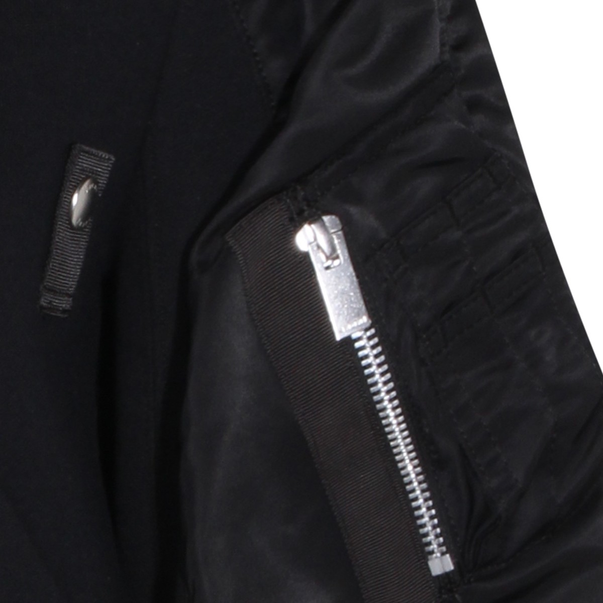 BLACK COTTON SWEATSHIRT