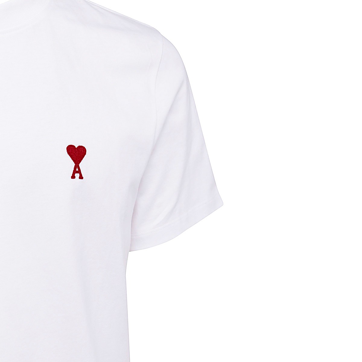 WHITE COTTON T-SHIRT