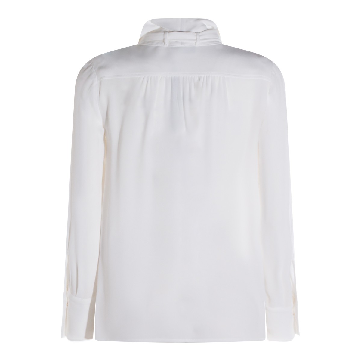 WHITE VISCOSE SHIRT