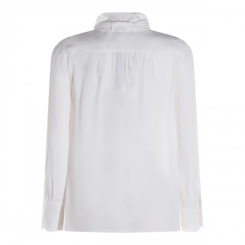 WHITE VISCOSE SHIRT