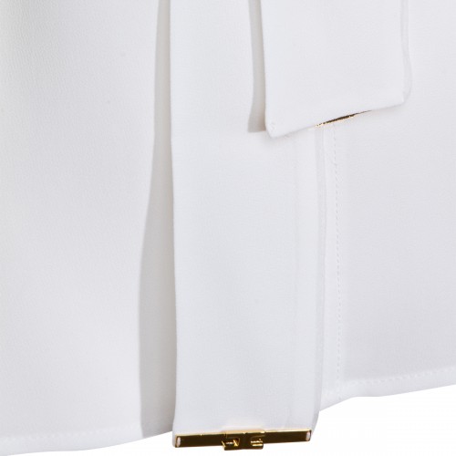 WHITE VISCOSE SHIRT
