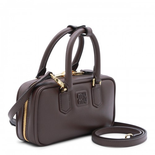 DARK BROWN LEATHER TOP... 2