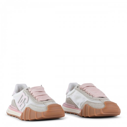 IVORY AND PINK SNEAKERS