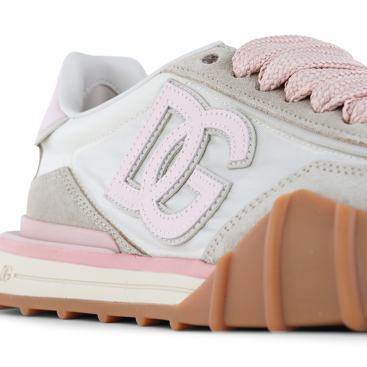 IVORY AND PINK SNEAKERS