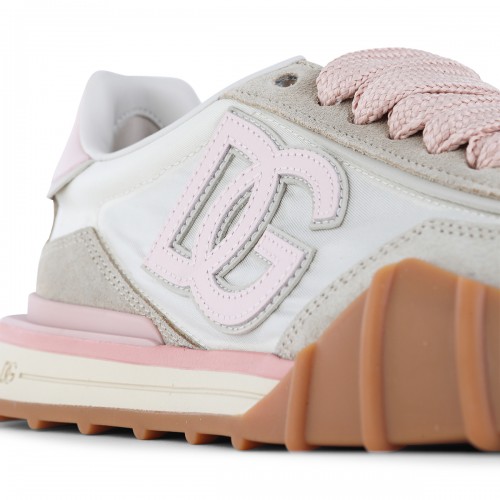 IVORY AND PINK SNEAKERS