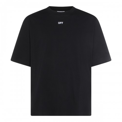 BLACK COTTON T-SHIRT
