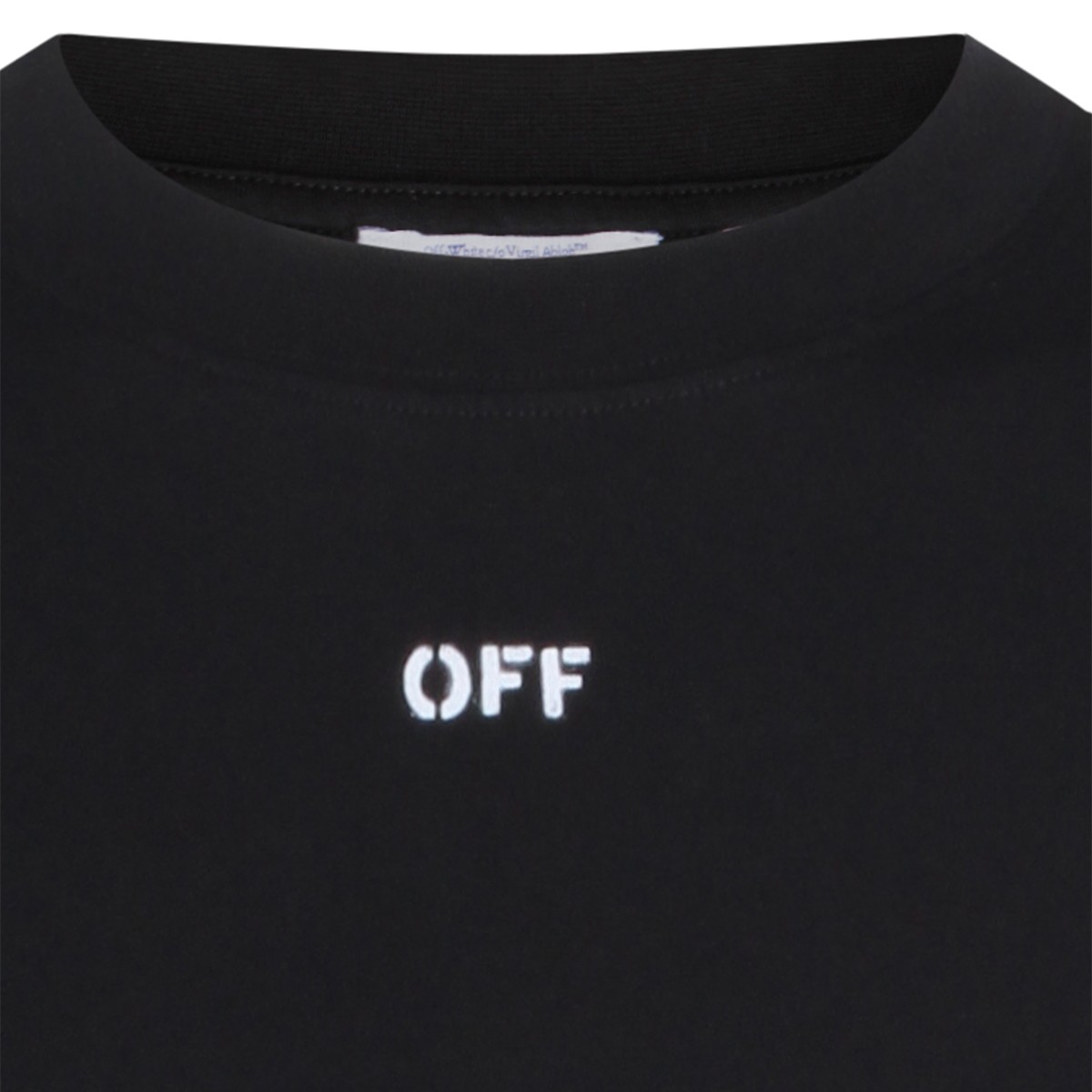 BLACK COTTON T-SHIRT