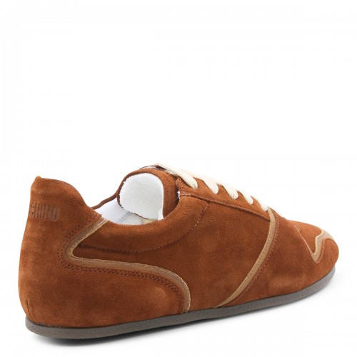 RUST LEATHER SNEAKERS