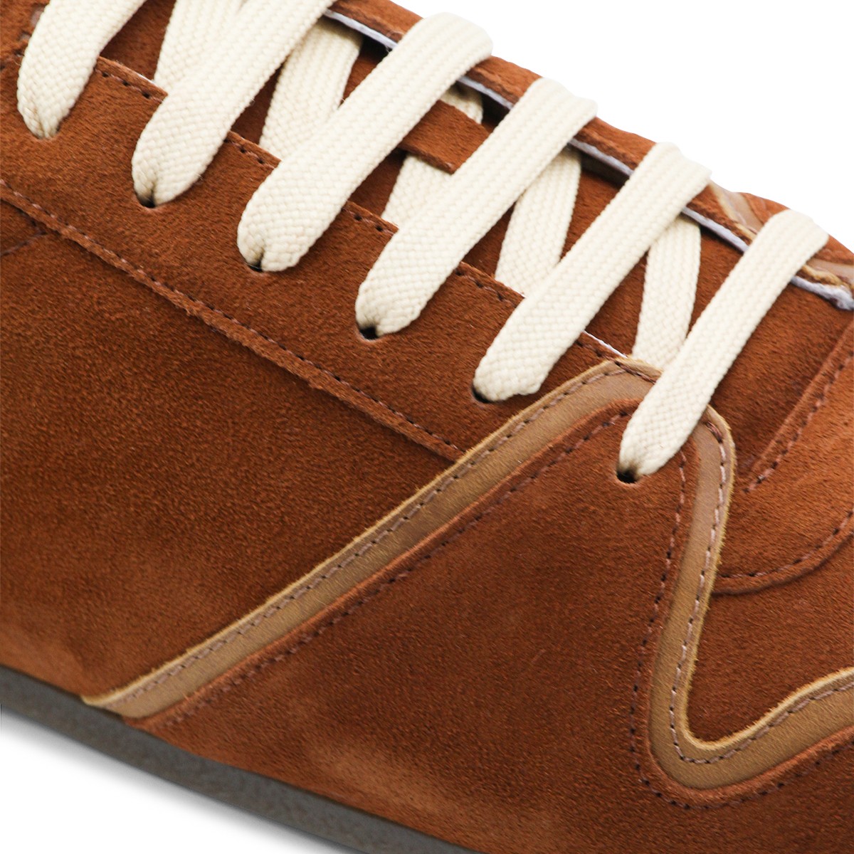 RUST LEATHER SNEAKERS