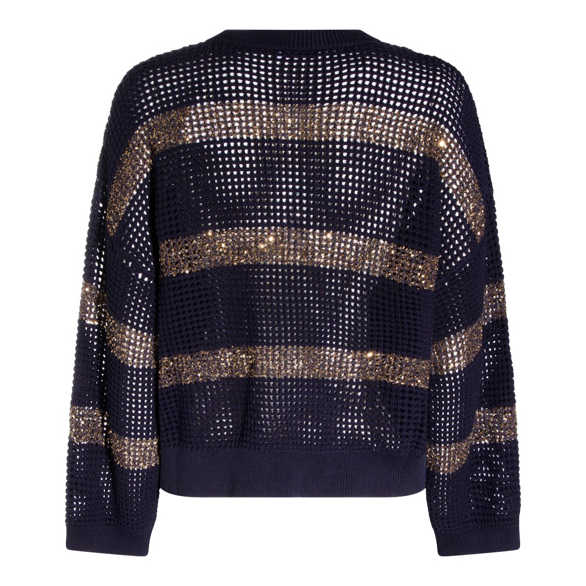 DARK BLUE COTTON KNITWEAR
