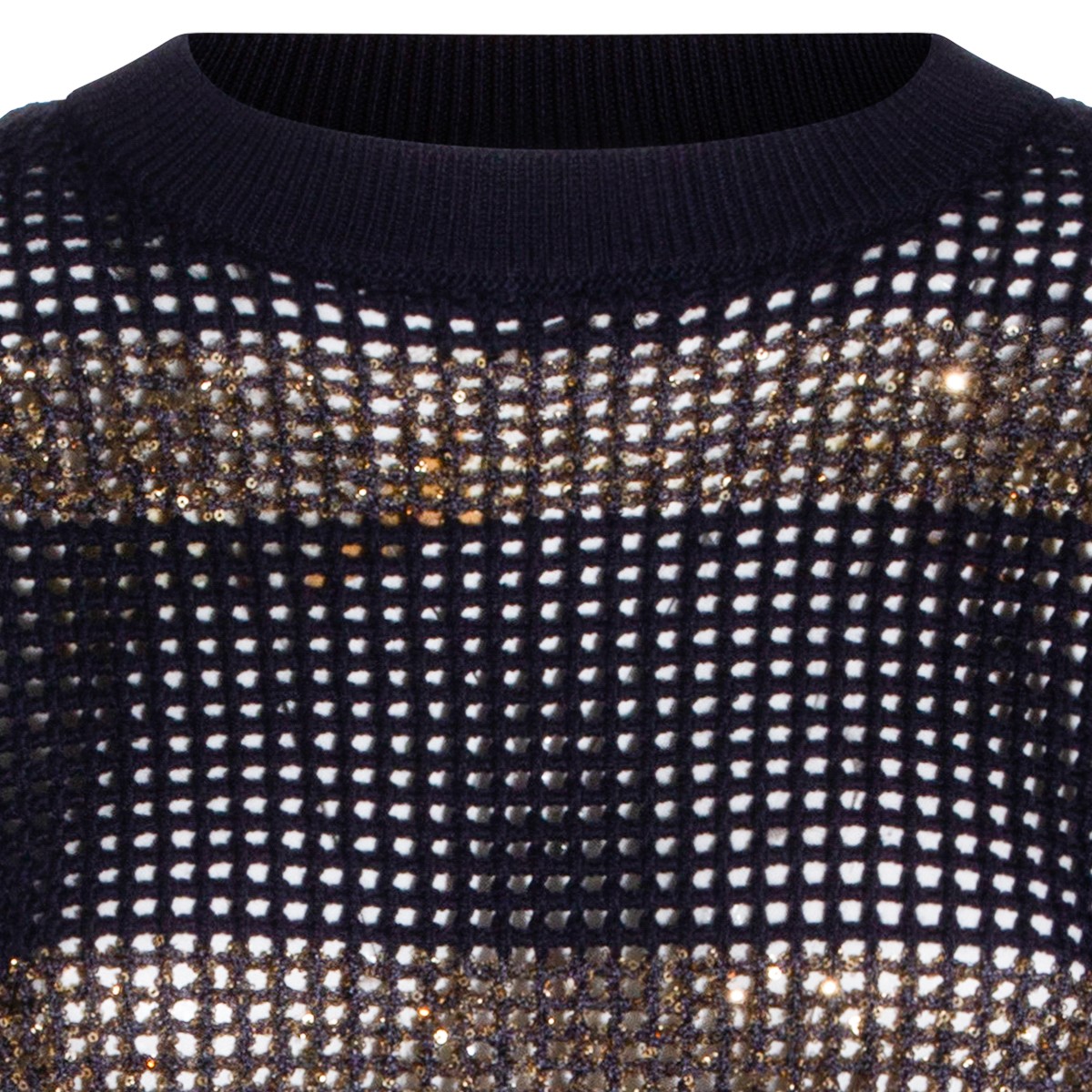 DARK BLUE COTTON KNITWEAR