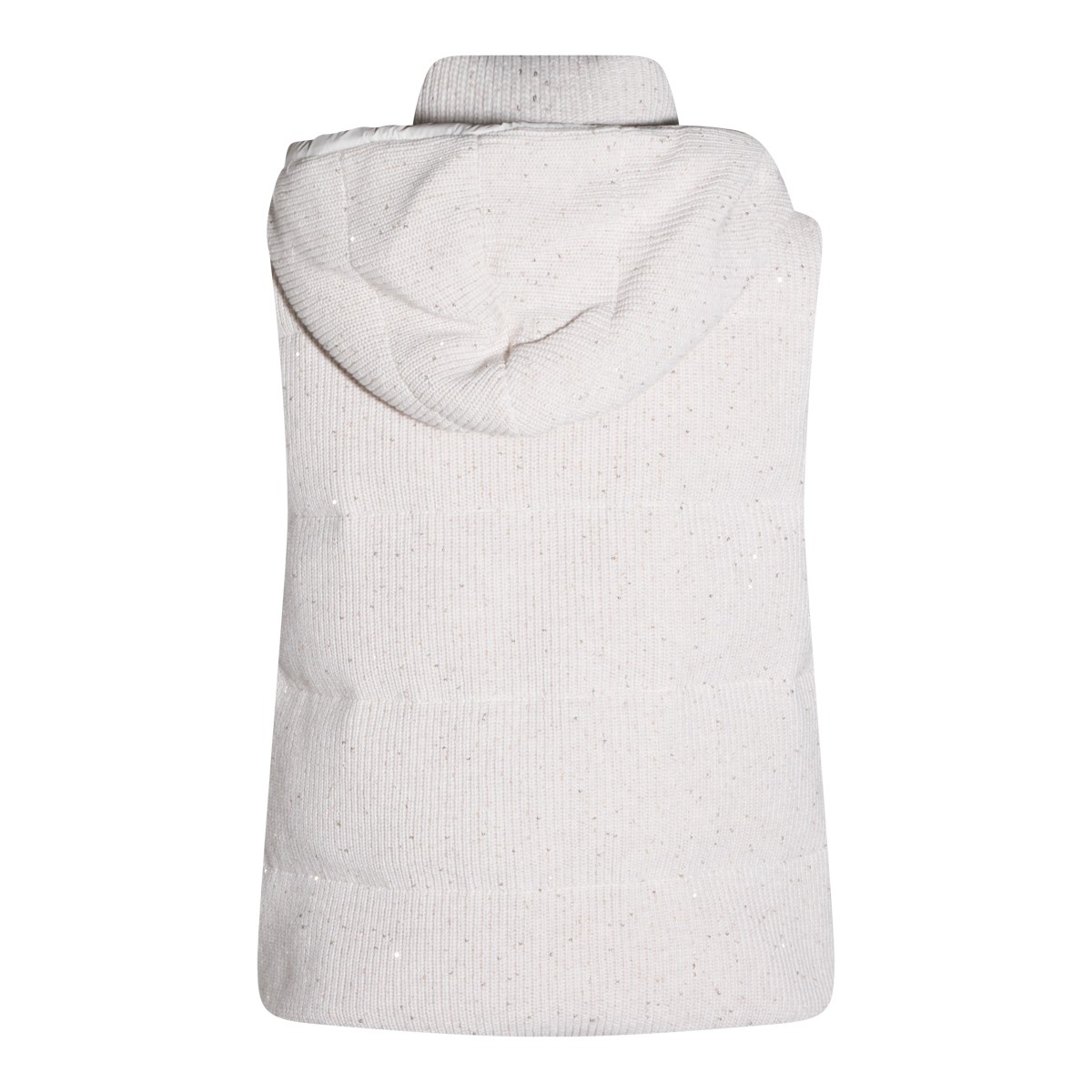 BEIGE COTTON DOWN JACKET