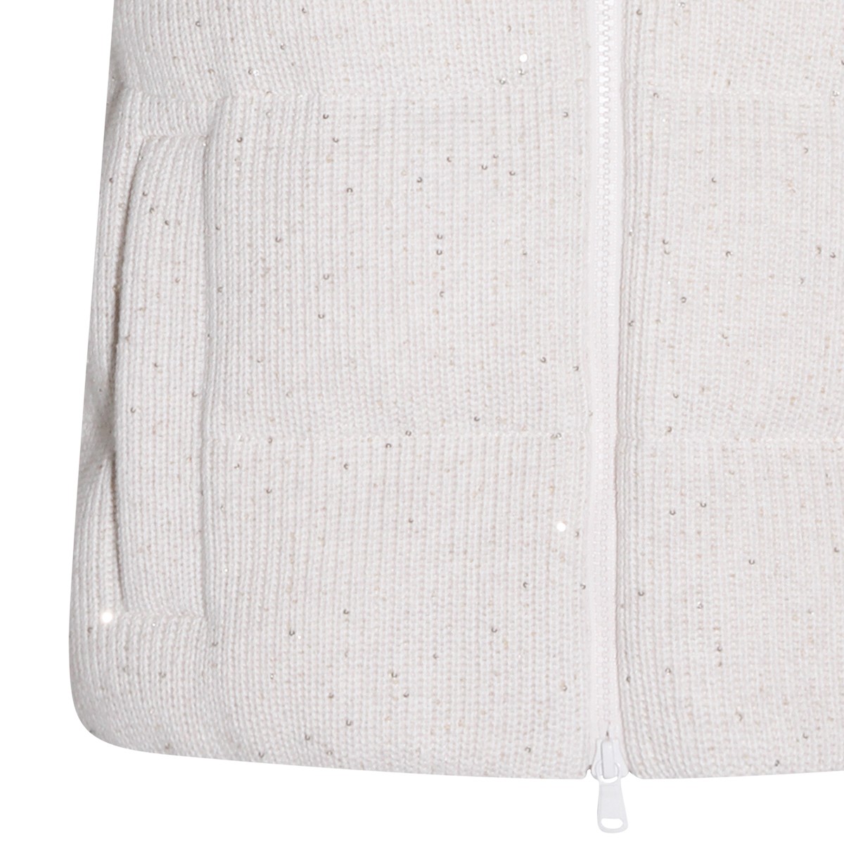 BEIGE COTTON DOWN JACKET