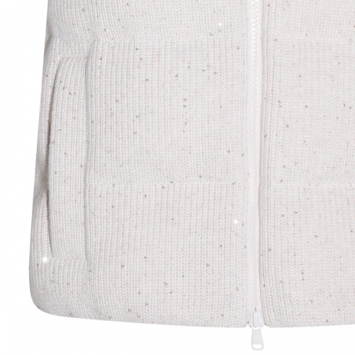 BEIGE COTTON DOWN JACKET