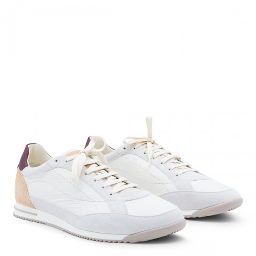 WHITE LEATHER SNEAKERS