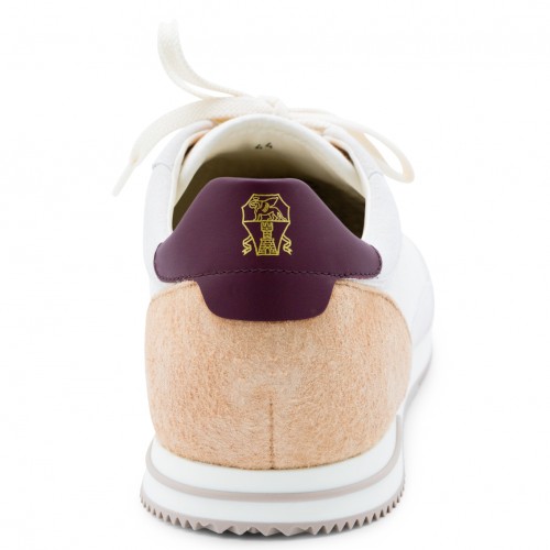 WHITE LEATHER SNEAKERS