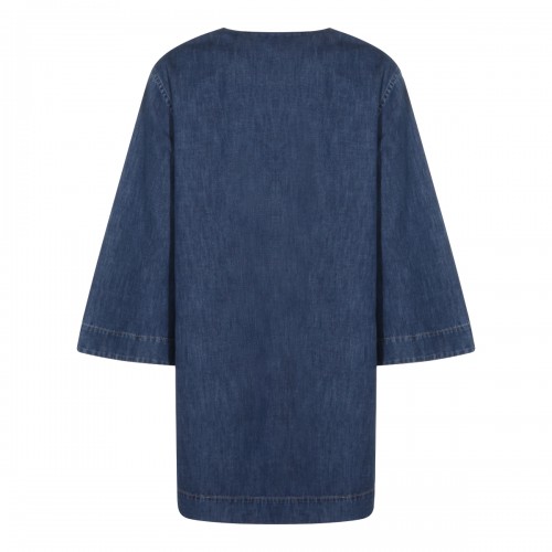 BLUE COTTON DRESS