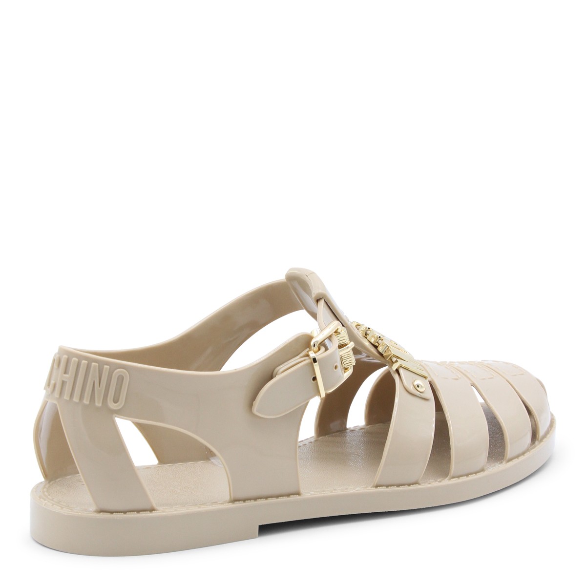 BEIGE RUBBER SANDALS