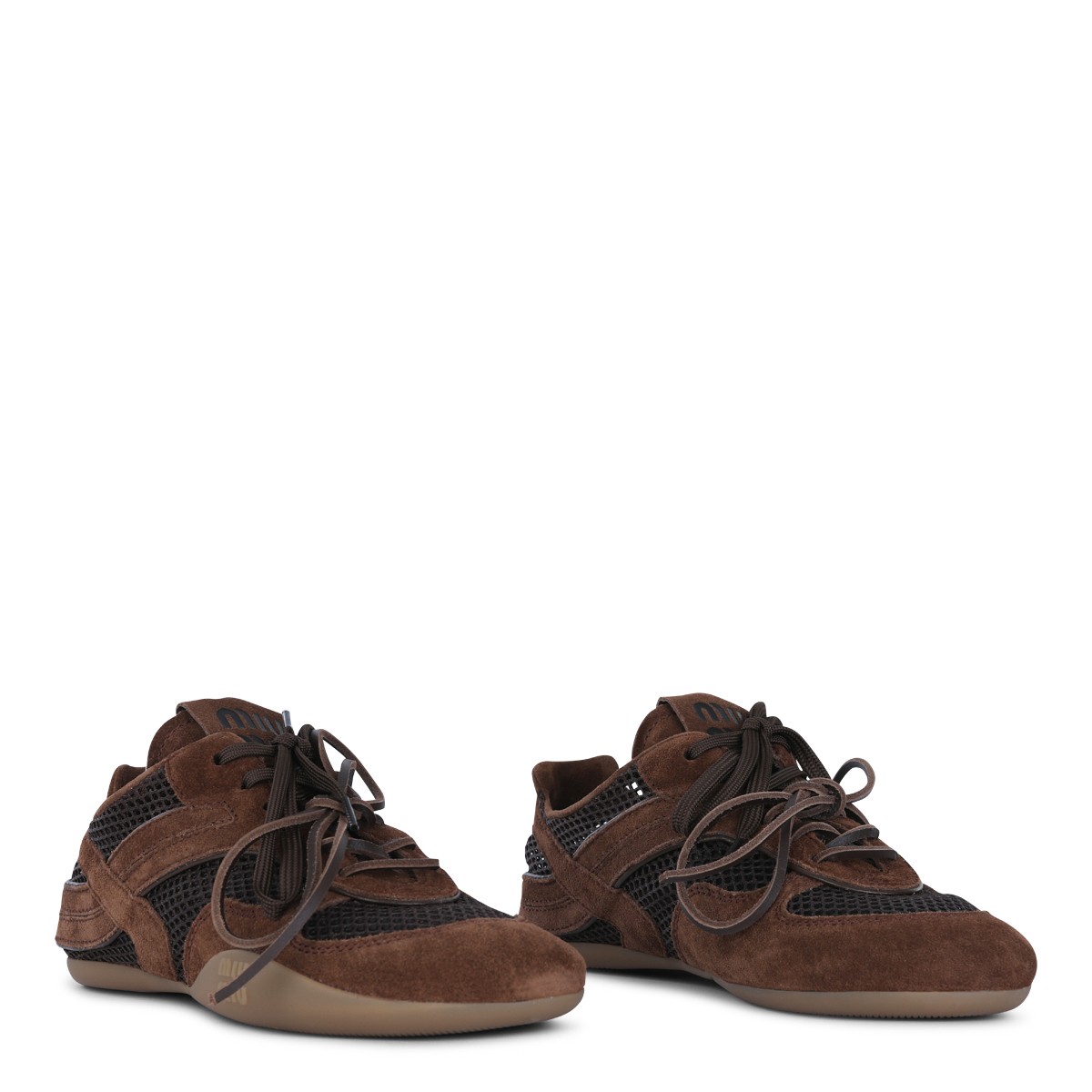 BROWN LEATHER SNEAKERS