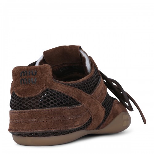 BROWN LEATHER SNEAKERS