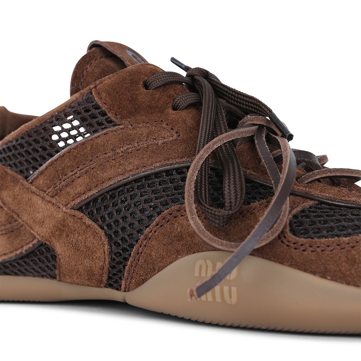 BROWN LEATHER SNEAKERS