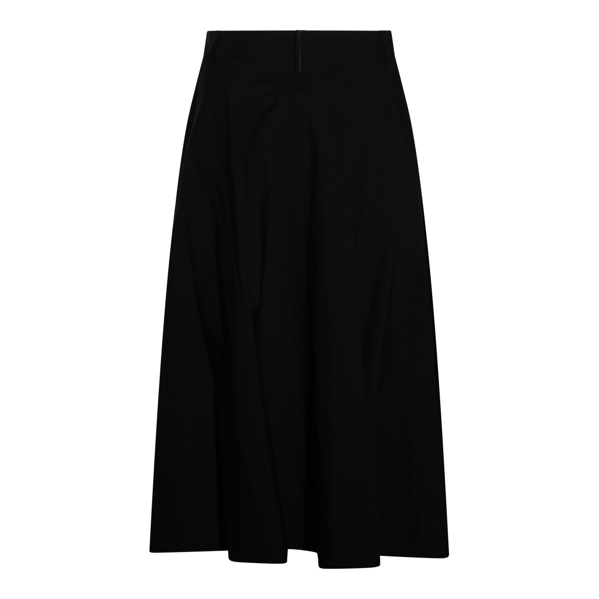 BLACK COTTON SKIRT